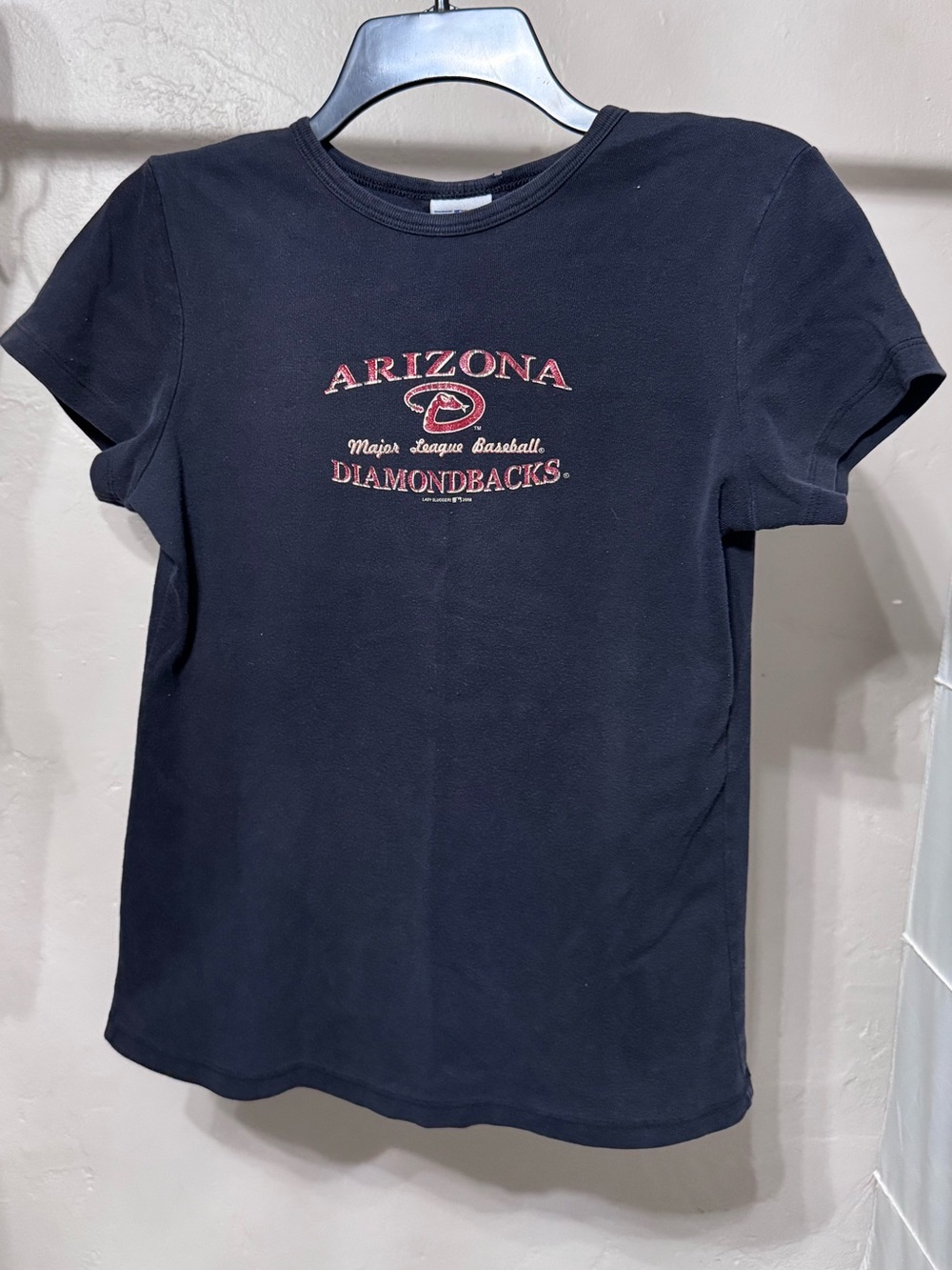 Vintage Genuine Merchandise Black Arizona Diamondbacks Short Sleeve Tee